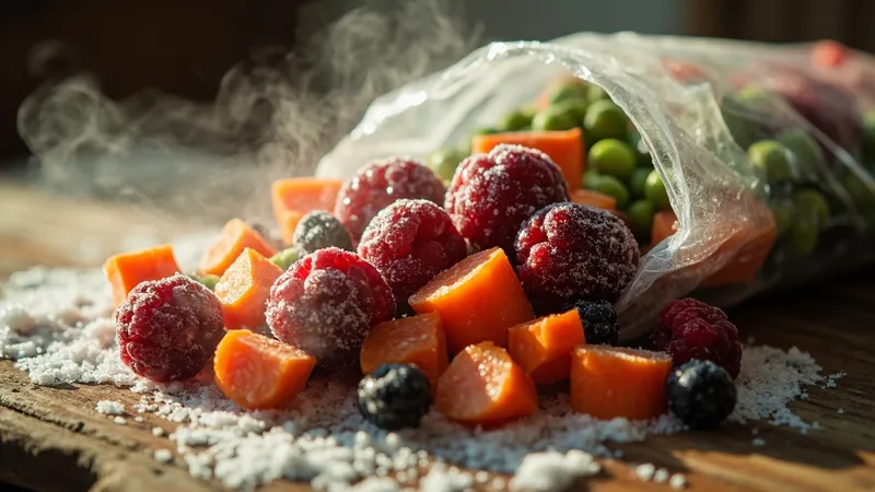 Fruits et légumes surgelés : les erreurs courantes qui nuisent à votre santé